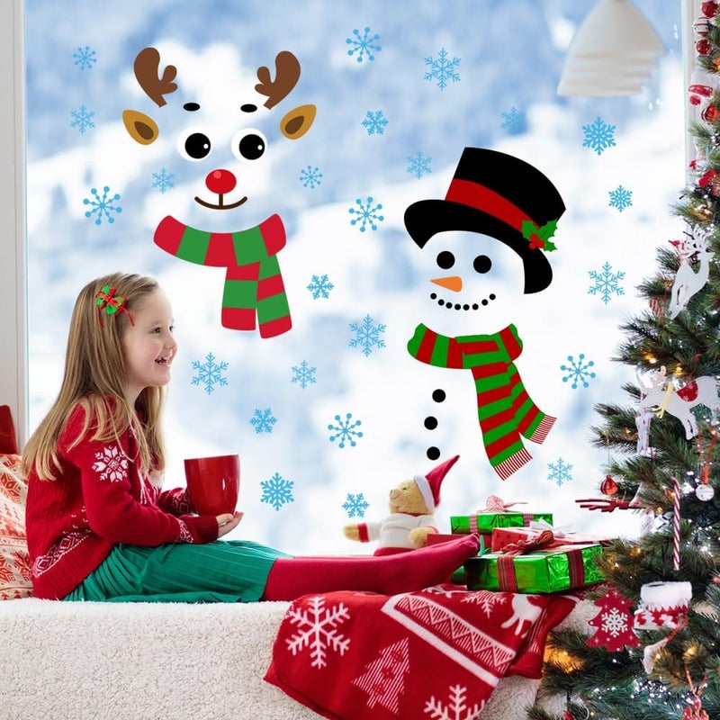 IMISHM Christmas Wall Decorations Christmas Door Decorations Christmas Window Decorations Christmas Door Stickers Christmas Wall Stickers for Christmas Holiday Decor - Image 4